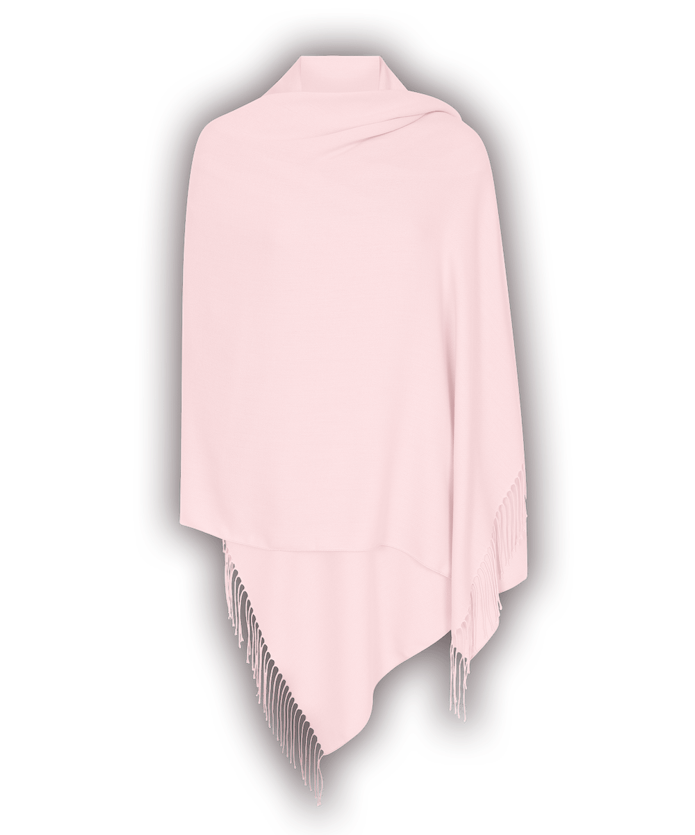 Light Pink Pashmina Made in Italy Pashminas & Wraps of London